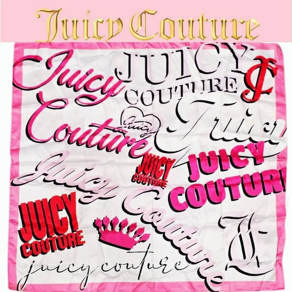 Juicy Couture Word Play‎ Multi-Wear square Scarf